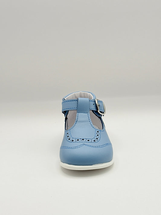 T-Bar Booties Powder Blue