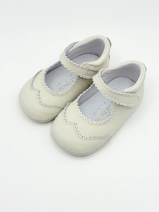 Crib Shoe Mary Jane Rubi Napa Ivory