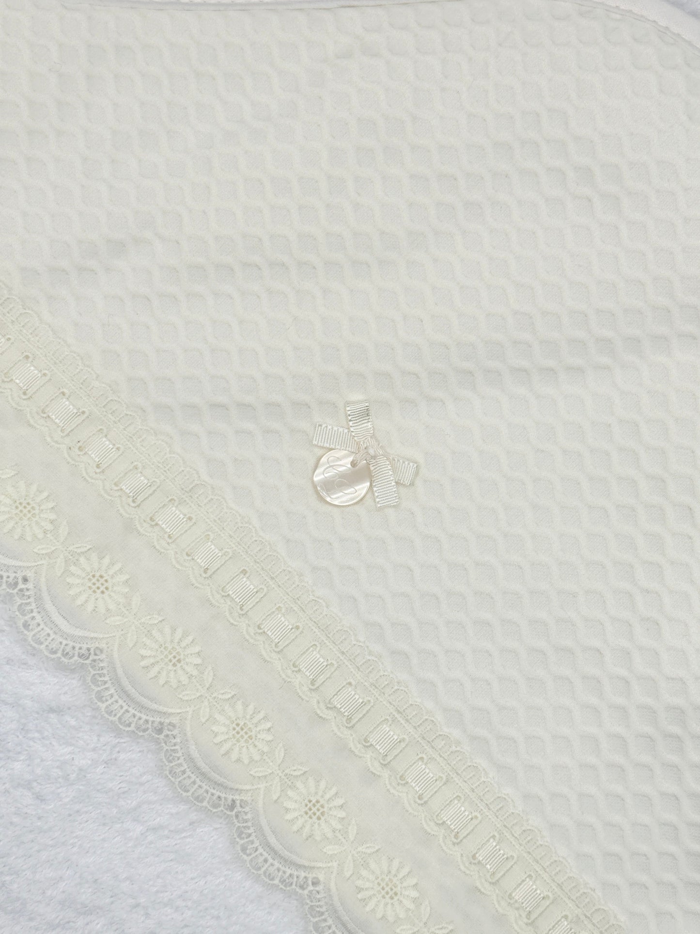 Hooded Towel XL Lucia Rombo Ivory