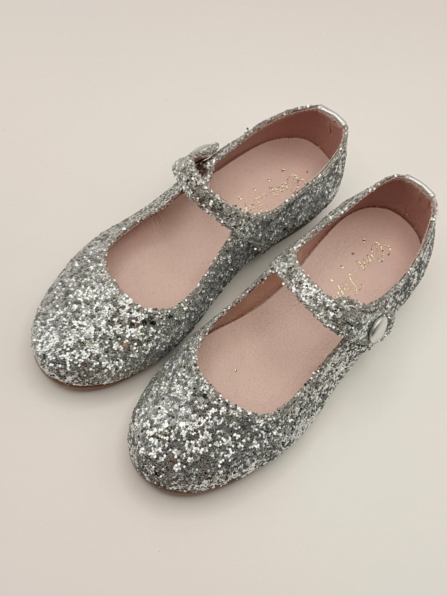 Mary Jane Glitter Silver