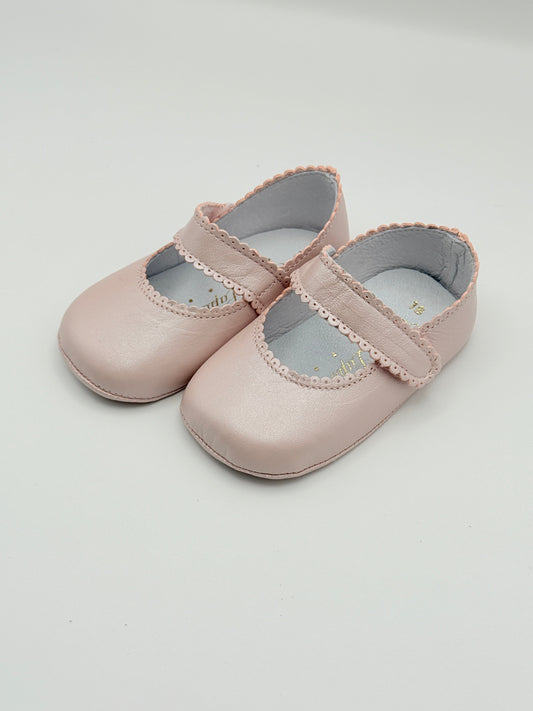 Crib Shoe Mary Jane Nacar Rosa