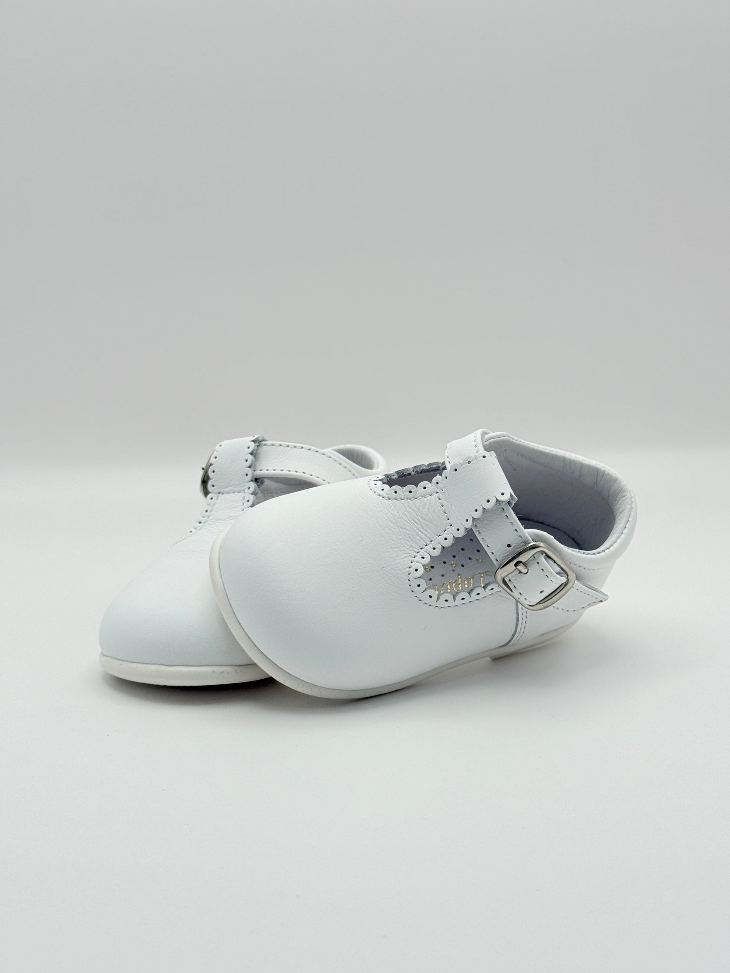 T Strap Nacar White