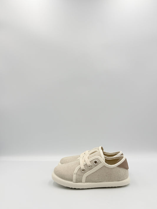 Lace-Up Sneakers 'Viena Bandeleta' Sand