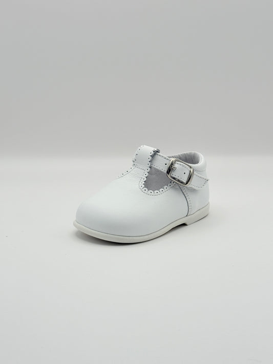 T Strap Nacar White