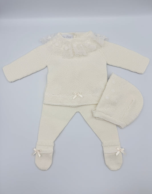 Knit Set 'Beatriz' White