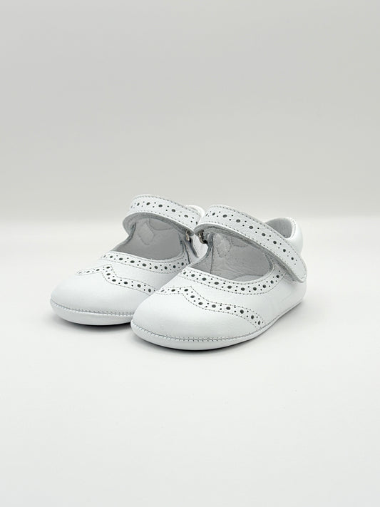 Crib Shoe Mary Jane Oxford White