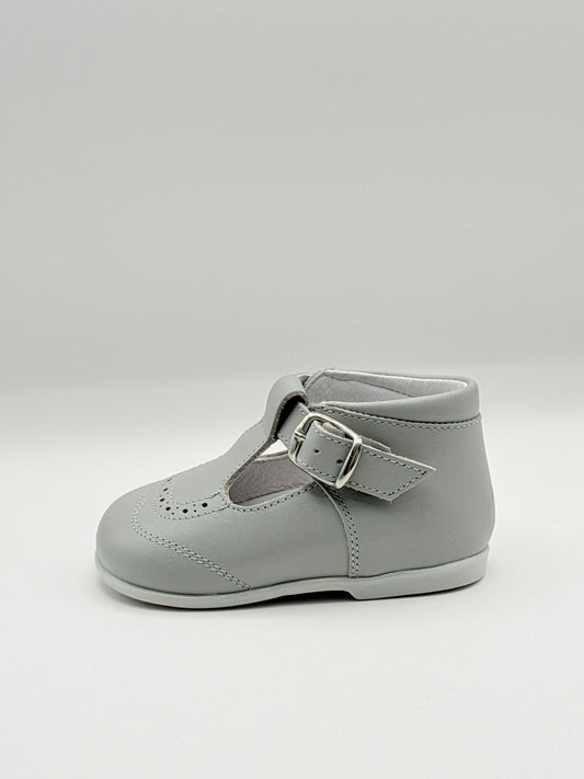 T-Bar Booties Gray