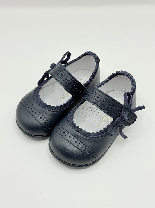 Mary Jane Bow Navy