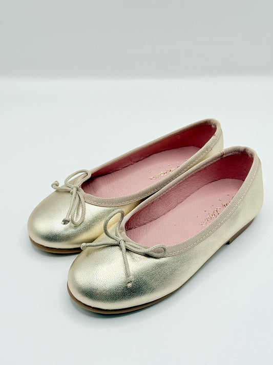 Ballet Flats Matte Gold