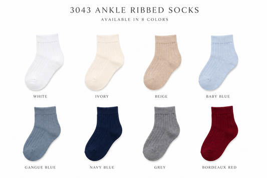 Cinq Lapins Ribbed Ankle Socks