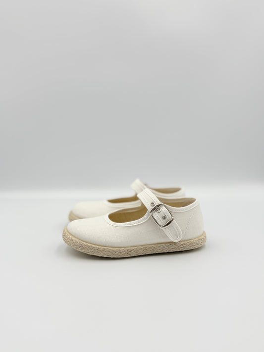 Mary Jane 'Linus Jute' Beige