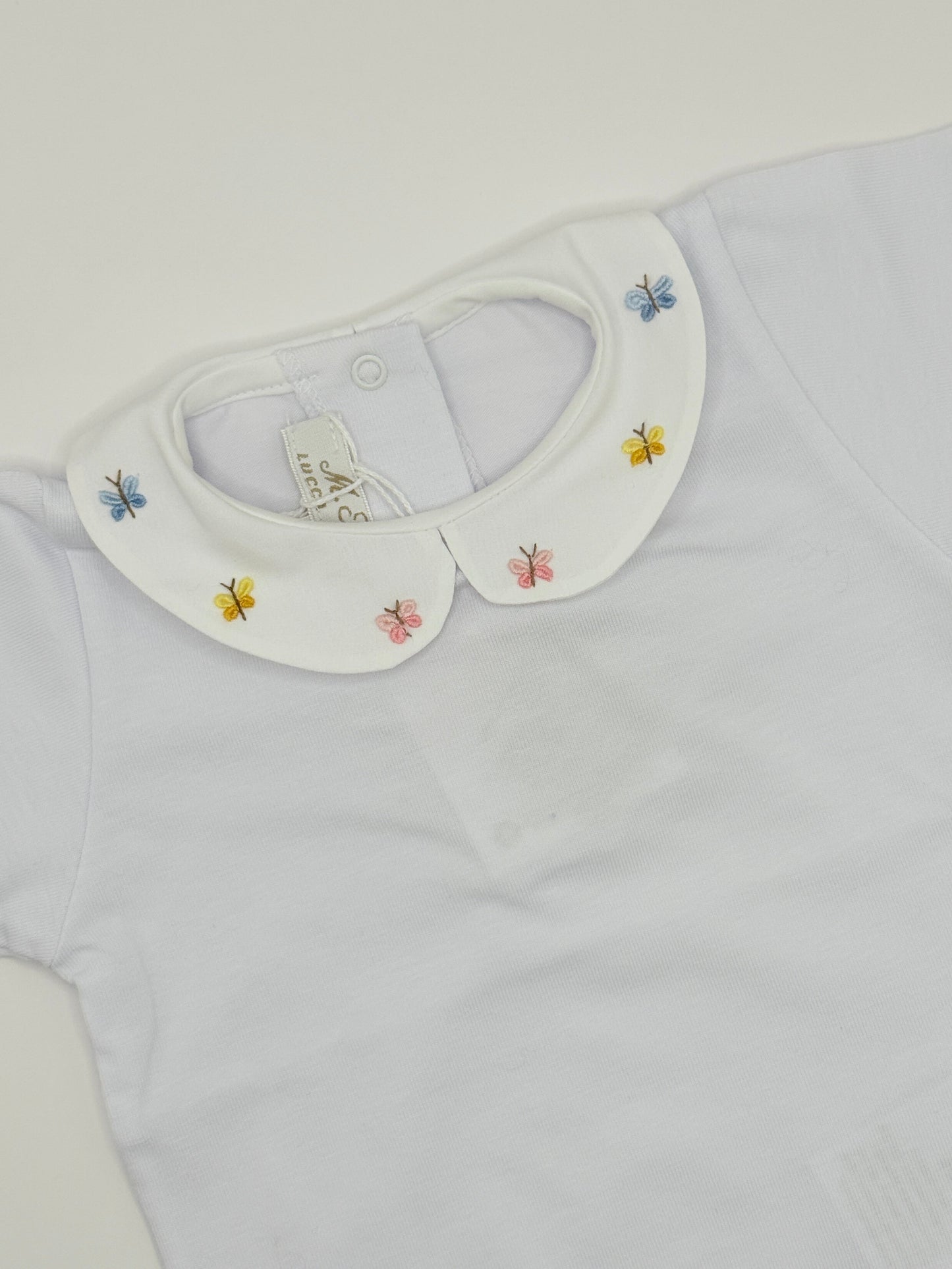 Hand Embroidered Onesie 'Butterflies'