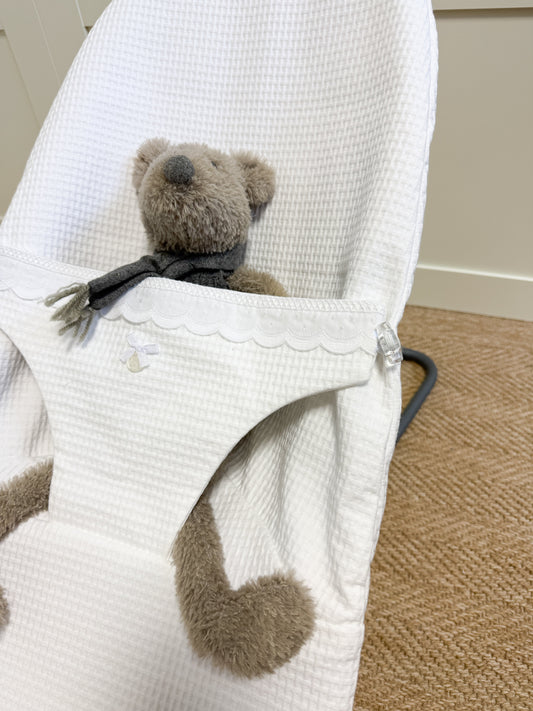 BabyBjorn Bouncer Cover Lucia White