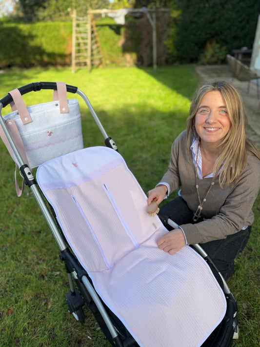 Universal Stroller Liner Dots Pink