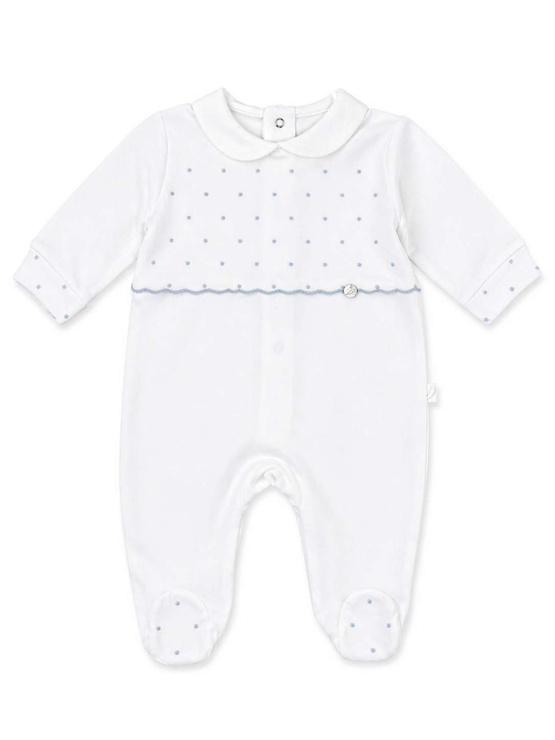 Babygrow 'Mini Dots' Blue