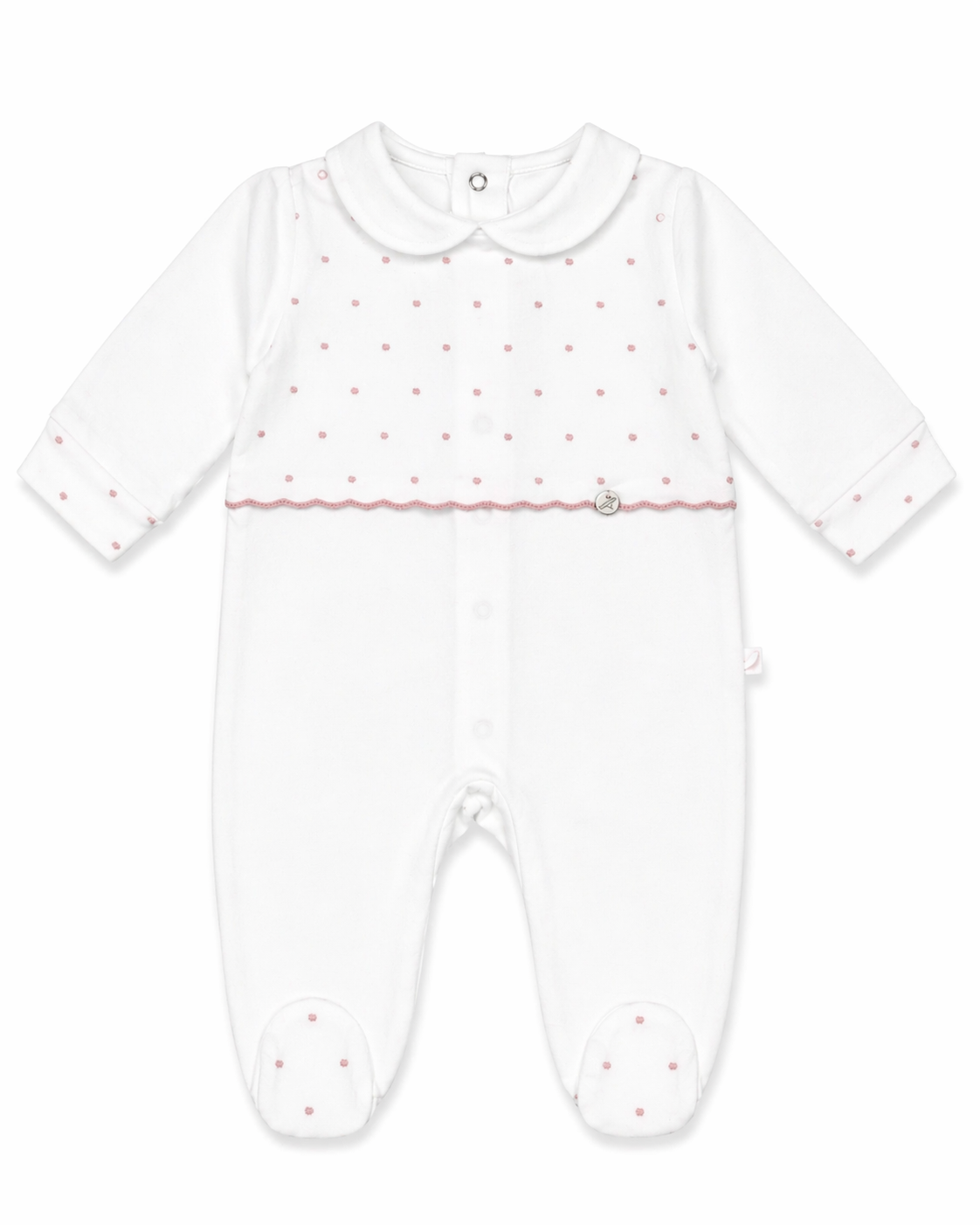 Babygrow 'Mini Dots' Pink