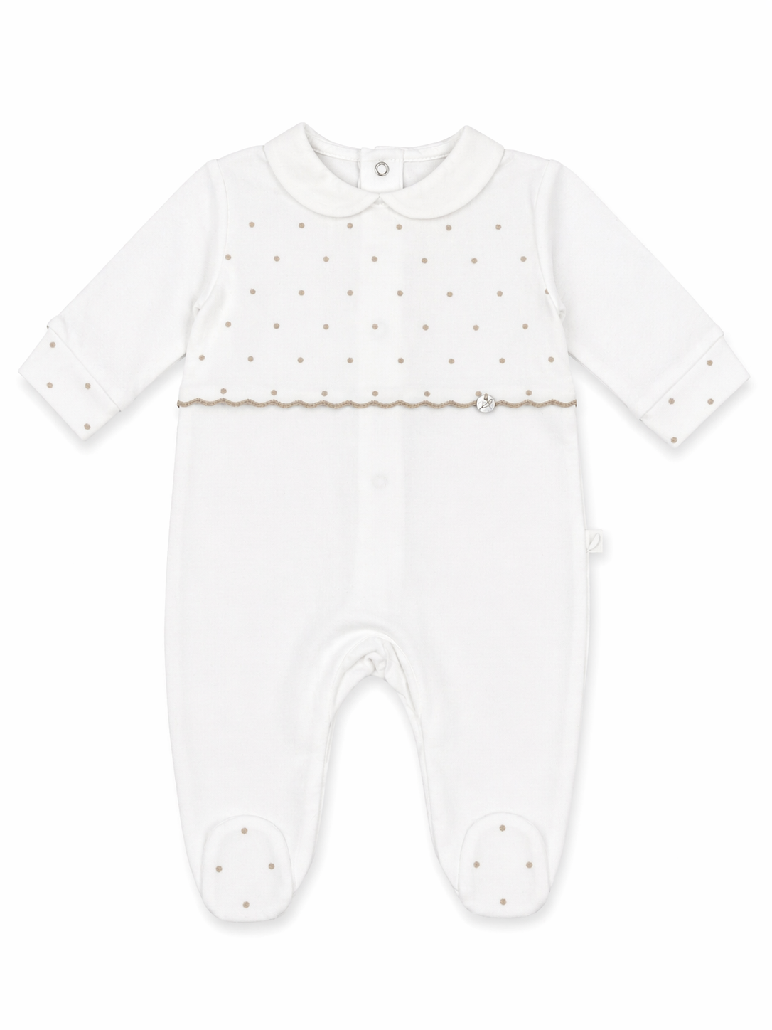 Babygrow 'Mini Dots' Khaki