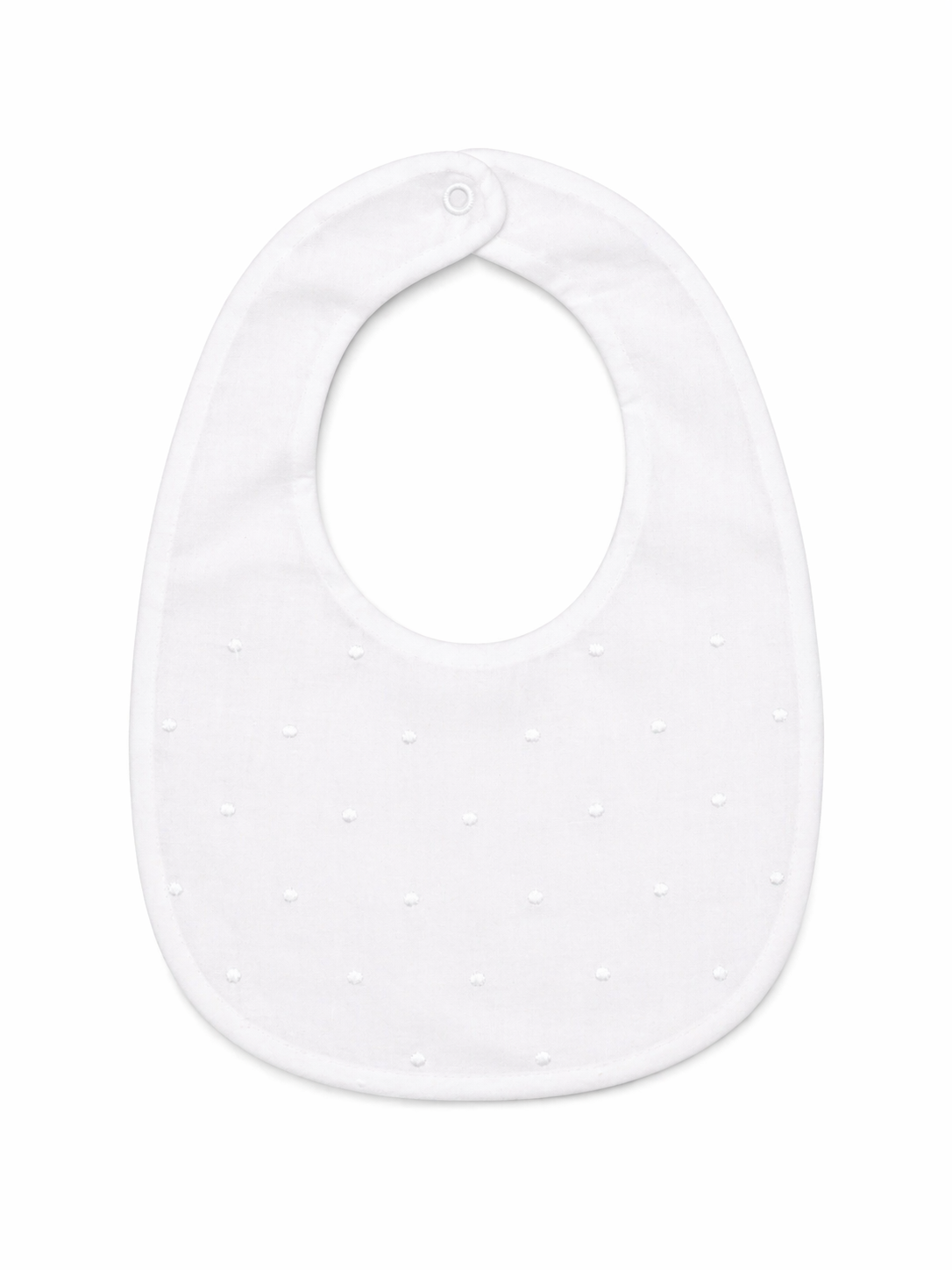 Bib 'Mini Dots' White