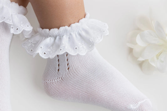 Cinq Lapins Short Socks English Lace