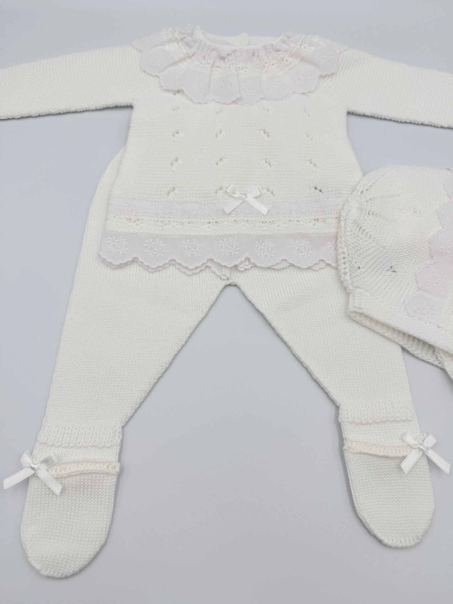 Knit Set 'Anama' White