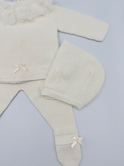 Knit Set 'Beatriz' White