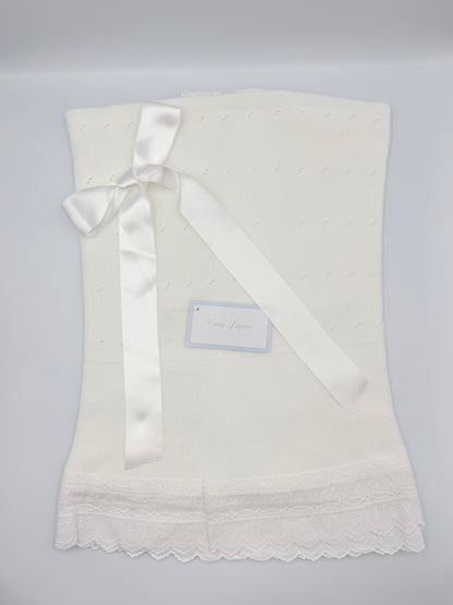 Blanket 'Anama' White