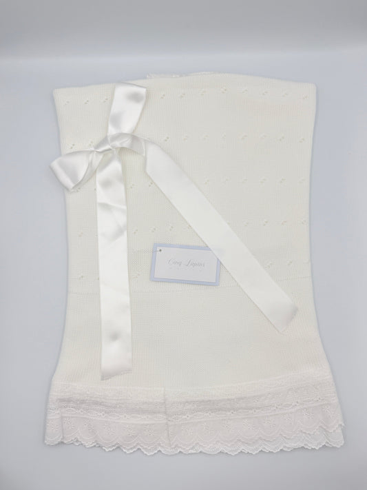 Blanket 'Anama' White