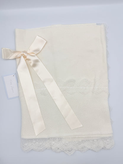 Blanket 'Picos' Beige