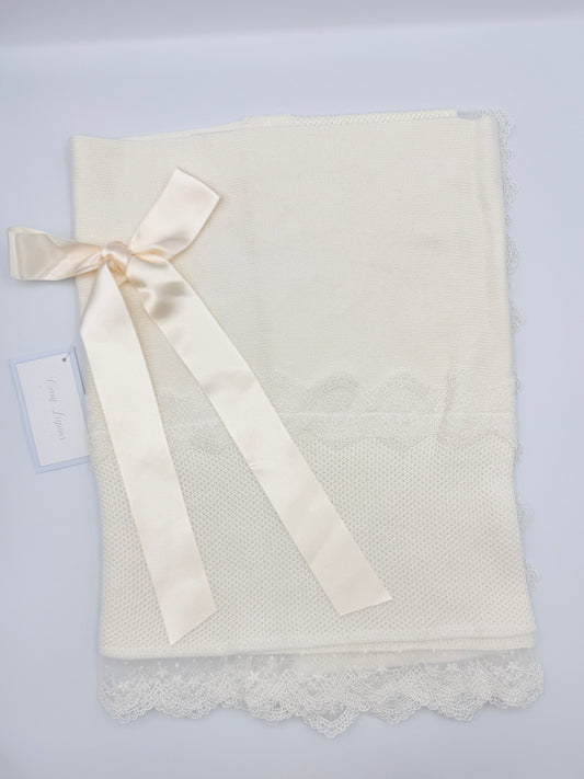 Blanket 'Picos' Beige