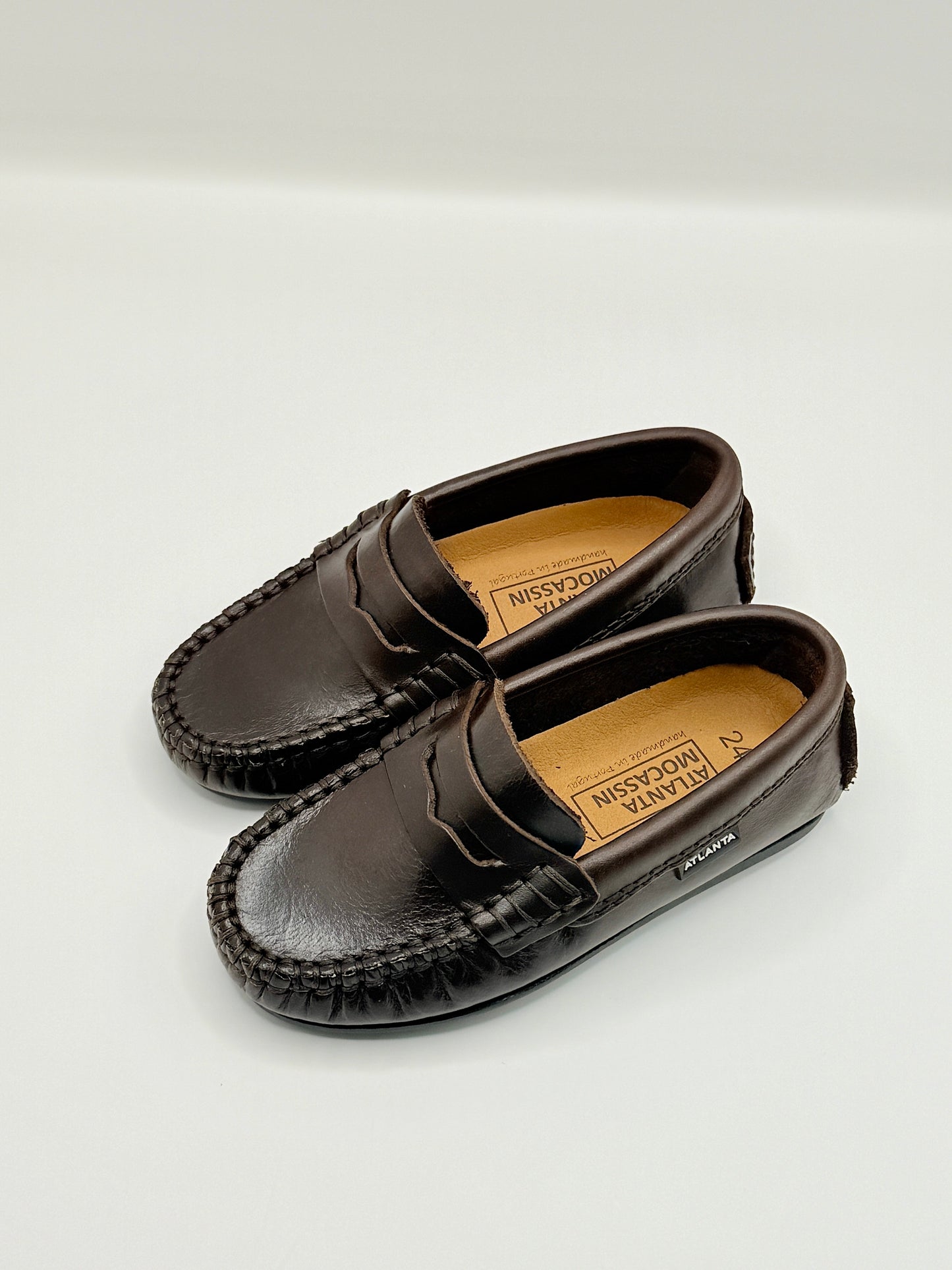 Penny Loafer Moccasins Dark Brown