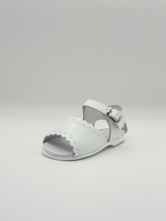 Sandal Scallop White
