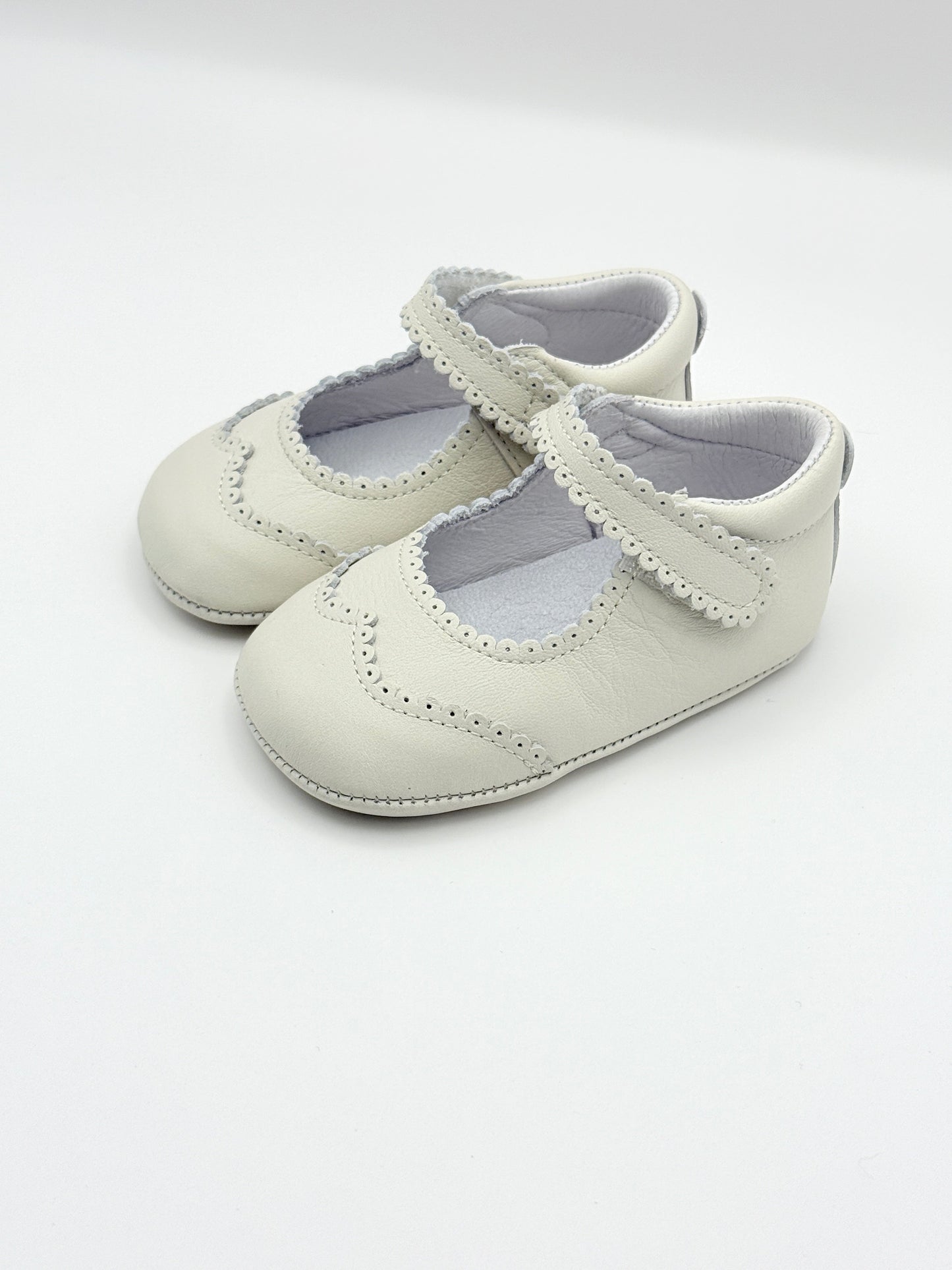 Crib Shoe Mary Jane Rubi Napa Ivory