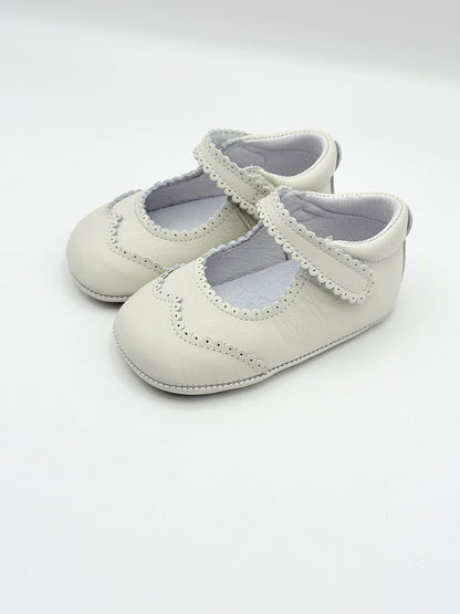Crib Shoe Mary Jane Rubi Napa Ivory