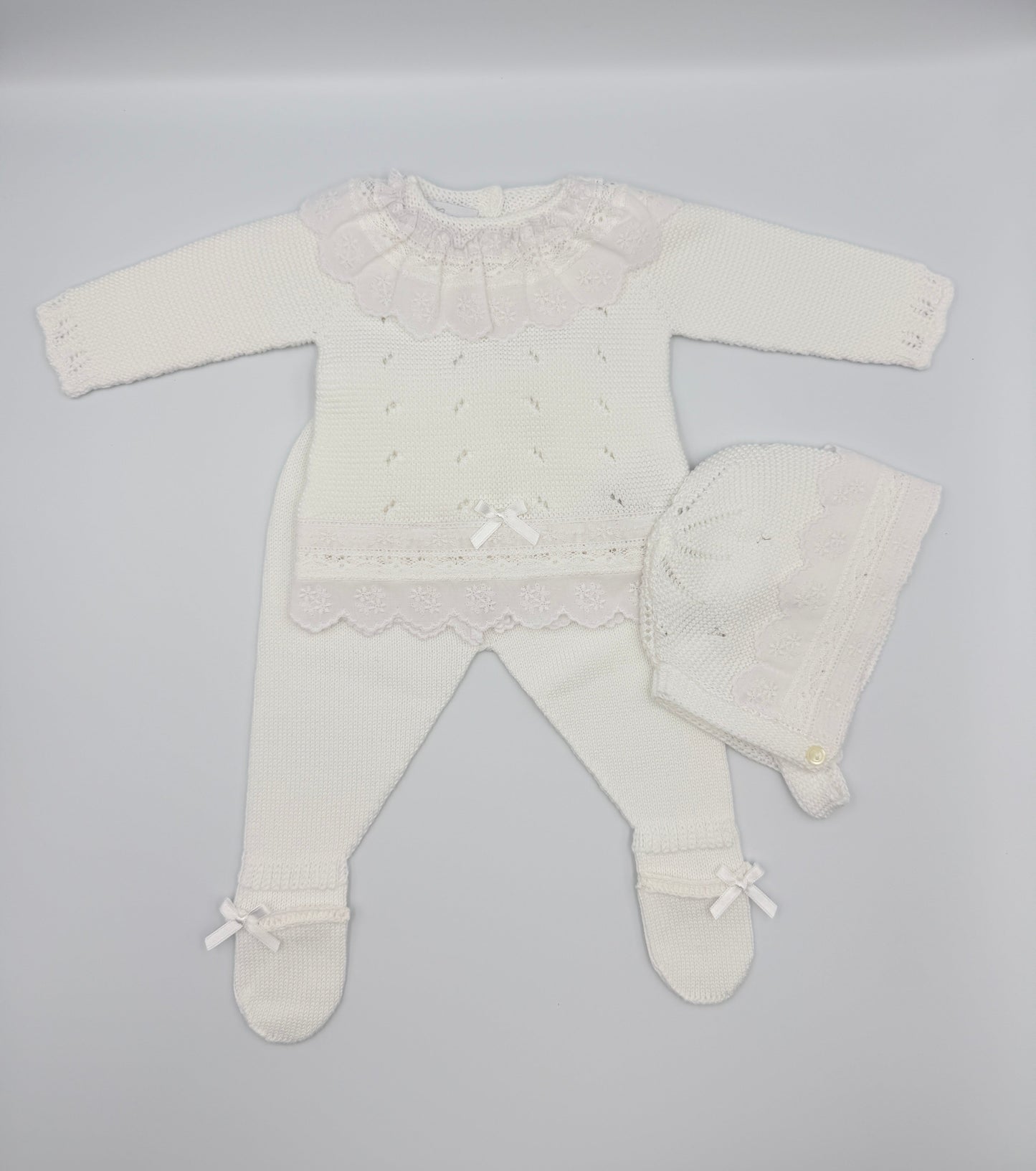 Knit Set 'Anama' White