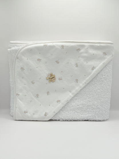 Hooded Towel XL Clea Beige