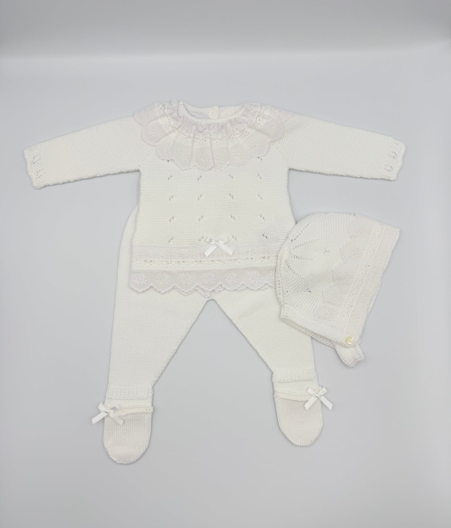 Knit Set 'Anama' White