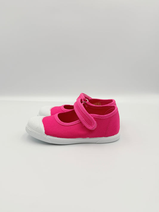 Mary Jane 'Cap Toe' Fuchsia