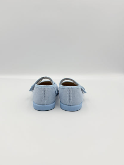 Mary Jane 'Linus Linen' Sky Blue