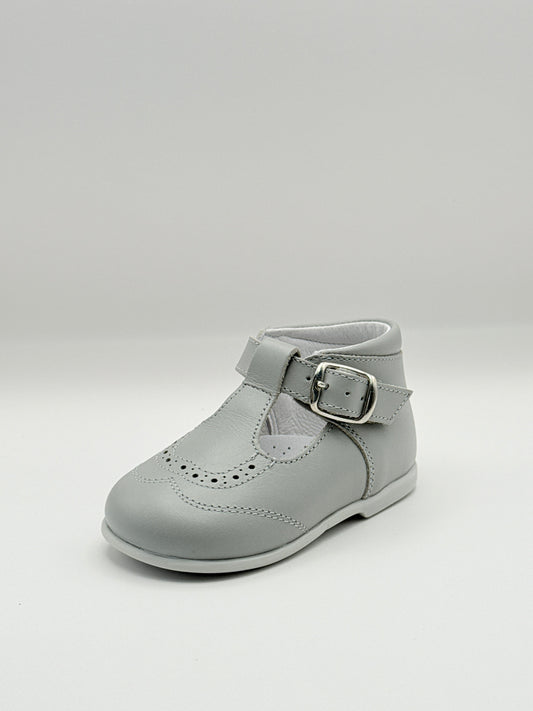 T-Bar Booties Gray