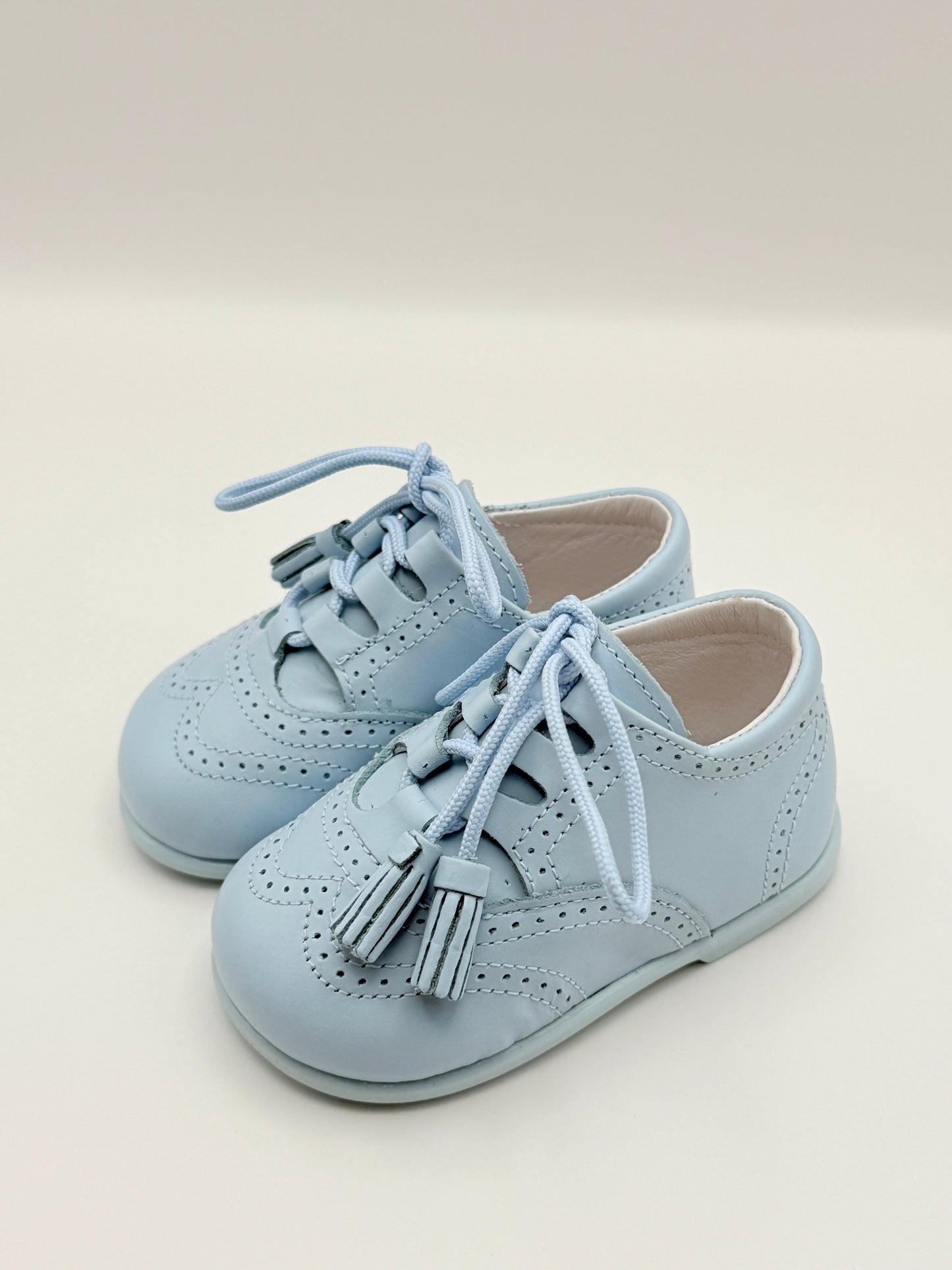 Lace-Up Shoes Baby Blue