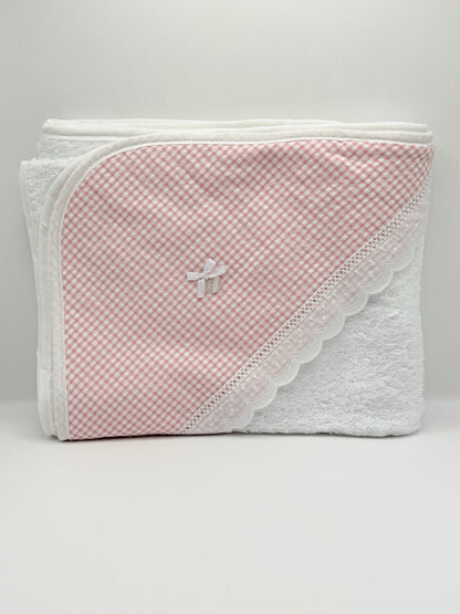 Hooded Towel XL Telmo Pink