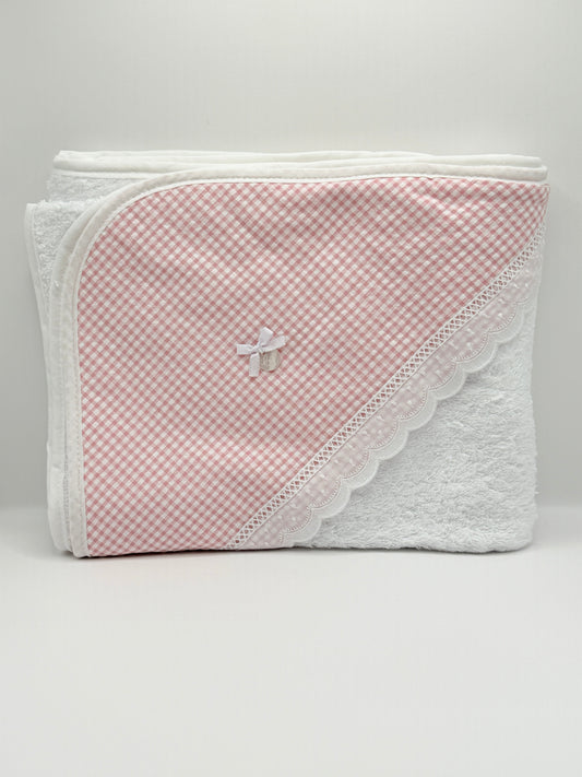 Hooded Towel XL Telmo Pink