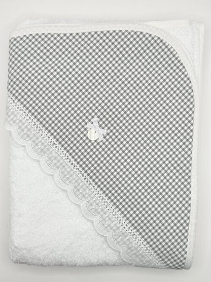 Hooded Towel XL Telmo Grey