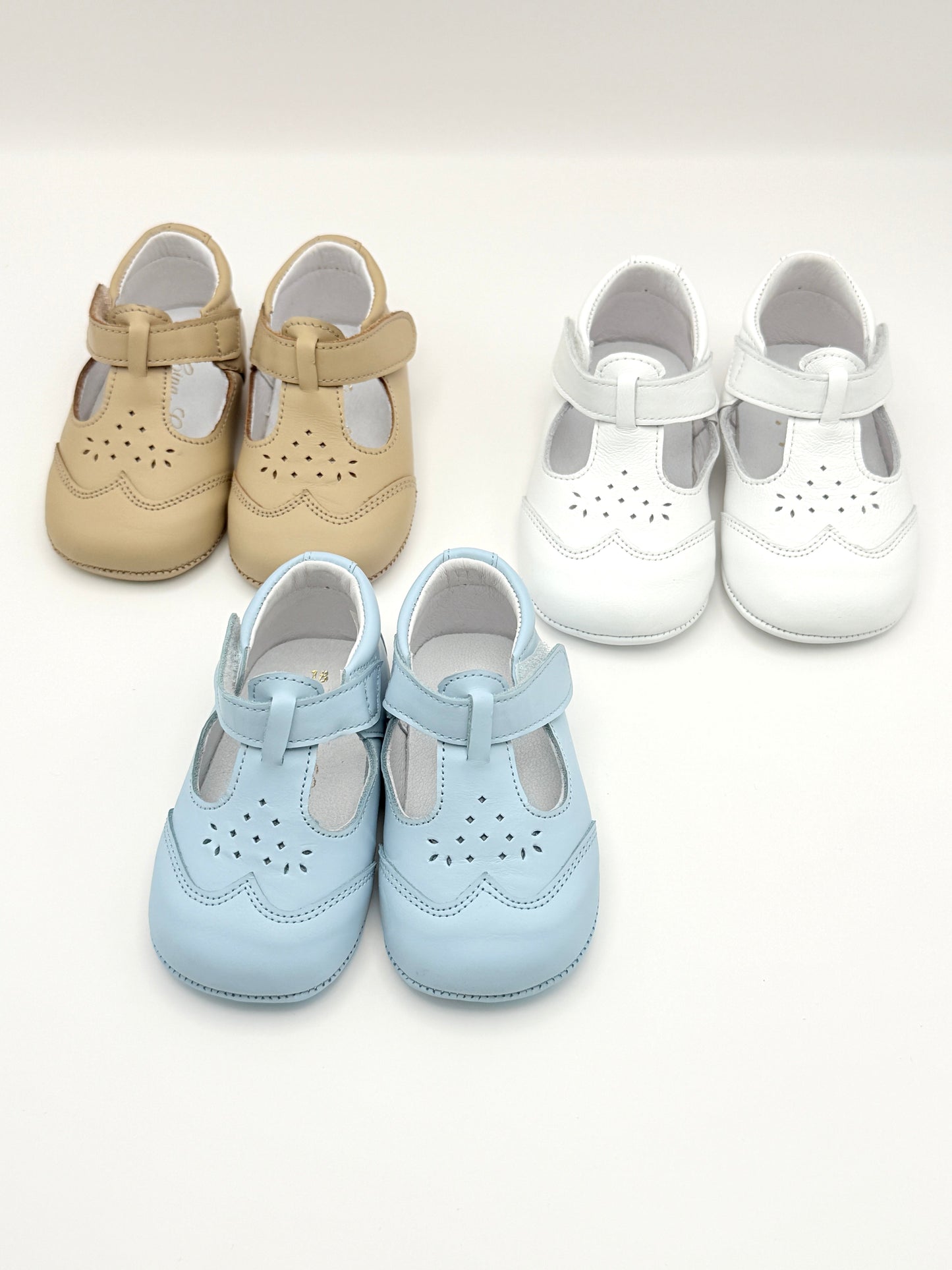 Crib Shoe T-Strap Stone Piedra