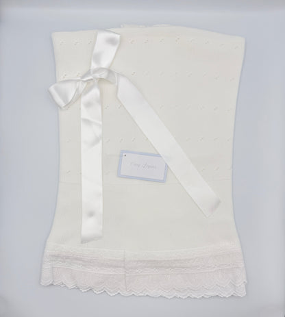Blanket 'Anama' White