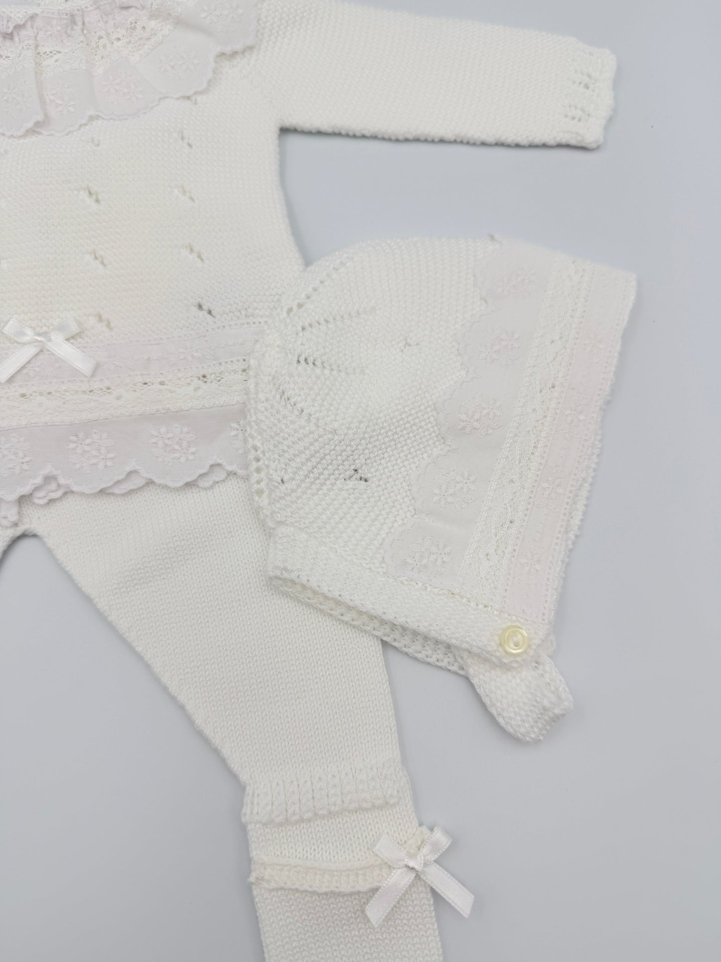 Knit Set 'Anama' White
