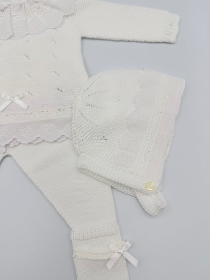 Knit Set 'Anama' White