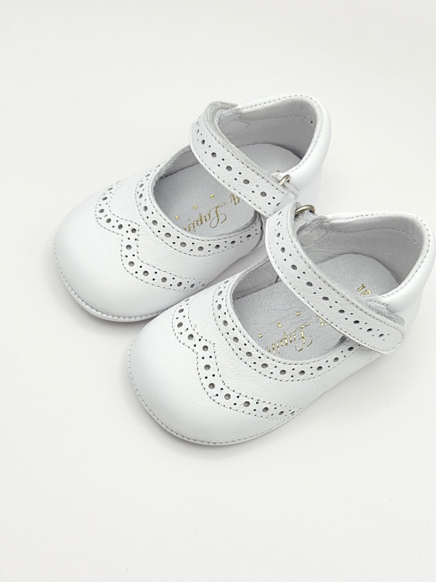 Crib Shoe Mary Jane Oxford White