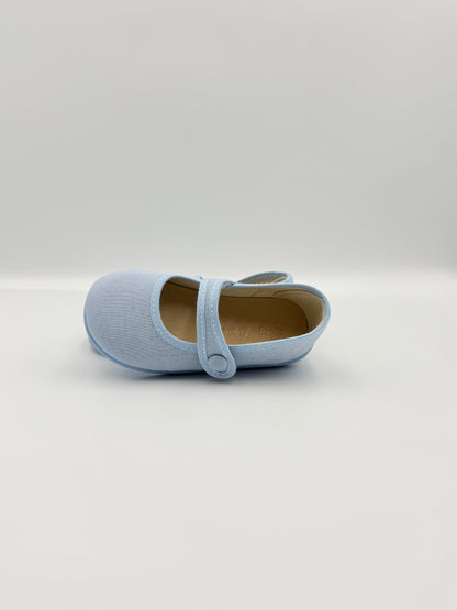 Mary Jane 'Linus Linen' Sky Blue