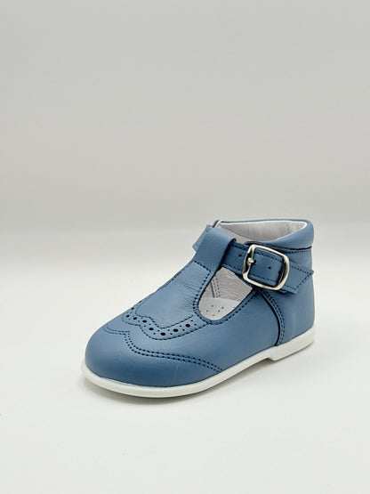 T-Bar Booties Blue
